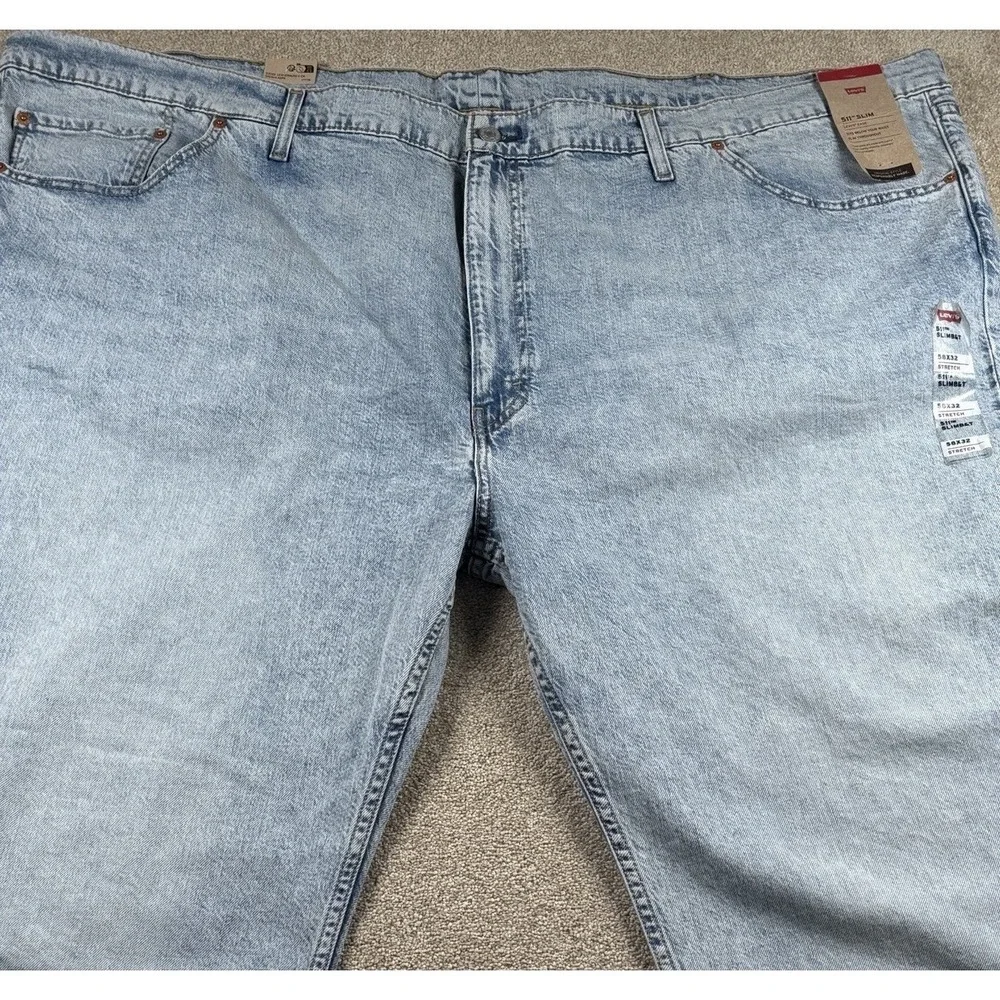 Levi's Men's 511 Slim Low Rise 58x32 Flex Stretch Slim Fit Tapered Jeans‎